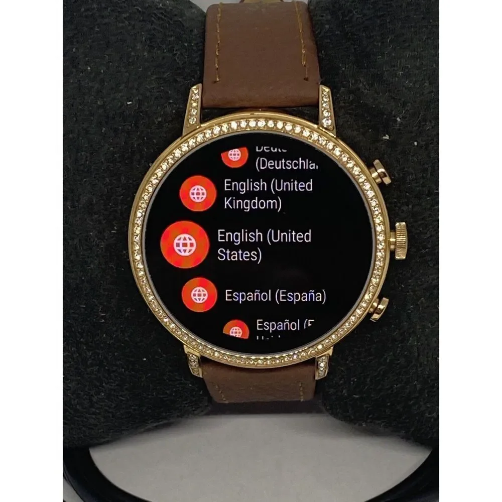 Fossil Gen 4 Authentic Digital Dial Smart Watch Custom Band FTW6011 AB450